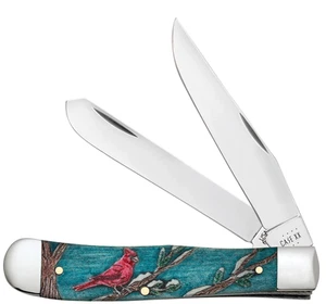 Case xx Knives Cardinal Color-wash Trapper 39159 Stainless Pocket Knife - Picture 1 of 5