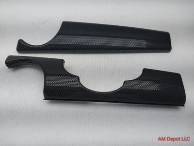 2012 Mini Cooper S R56 R57 R55 painel acabamento conjunto capa quadriculada preta  - Imagem 1 de 4