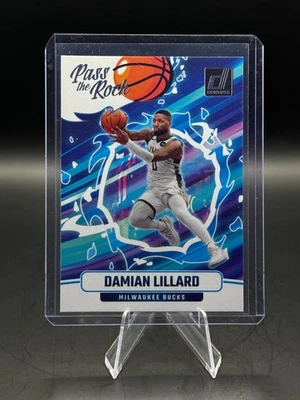 2024-25 Panini Donruss - Pass the Rock Damian Lillard #1 Bucks Foto 1 de 2