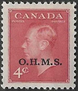 🍁Canada #O15 "KING GEORGE V" Brand New 1950 O.M.H.S. Issue (A) - Picture 1 of 3