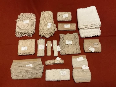 Lot  de dentelles anciennes - Photo 1/4