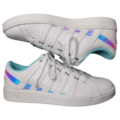 K-Swiss Ramli Court Sneakers Womens US Size 9 White Low Top Lace Up 96999-148-M - Image 1 of 4