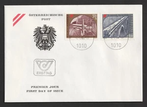 1984 Austria Railway Trains FDC. Vienna First Day Cover - Picture 1 of 1