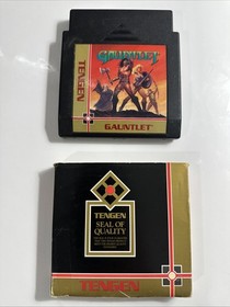 Tengen Gauntlet (Nintendo, NES, 1987) Cart & Sleeve - Tested
