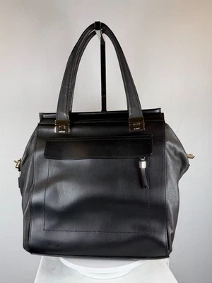Ripani черная итальянская кожаная сумка - подлинный, структурированный, элегантный. Отличное - Изображение 1 из 4