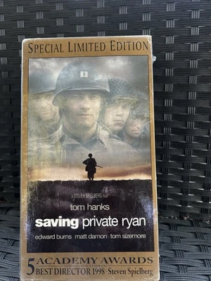 SAVING PRIVATE RYAN (VHS 2-Tape Set Special Widescreen Limited Edition) SEALED - Image 1 of 4