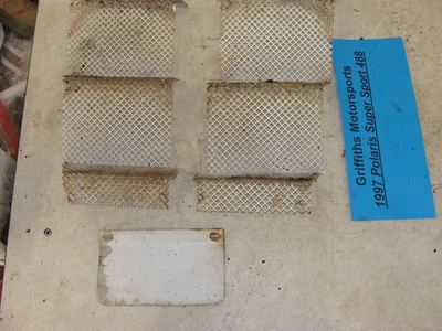 1997 Polaris Indy Super Sport 488 FC Fuji hood vent screen grill air inlet wedge - Image 1 of 4