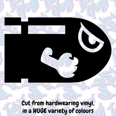Super Mario Bullet Bill Sticker/Decal - Choose Your Size and Colour! - Image 1 of 4