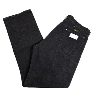 Vintage Wrangler Jeans Men’s 36x34 Black Cowboy Cut 13MWZ Made In USA 80s 90s - Picture 1 of 8