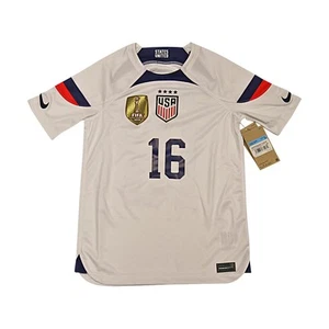 Rose Lavelle Youth Nike White USA Soccer Jersey w 2019 FIFA World Cup Patch - Bild 1 von 4