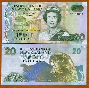 New Zealand, $20, P-179 (1992), ZZ, UNC Very Rare Replacement - Picture 1 of 1