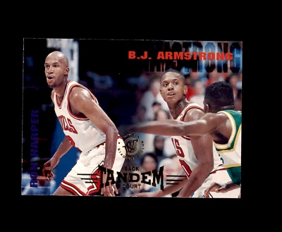 1994-95 Stadium Club #276 B.J. Armstrong BCT Ron Harper Chicago Bulls Iowa - Image 1 of 2
