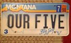 Montana Vanity Personalized License Plate Our Five Kids Boys Girls Dogs Cats Pet