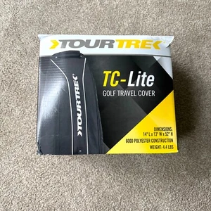 Tour Trek TC-Lite Golf Bag Travel Cover Black w/ Box Excellent Condition - Picture 1 of 10