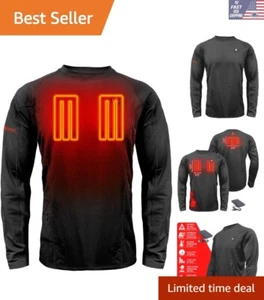 XXL Men's Heated Thermal Shirt with 3 Heat Zones - Perfect for Outdoor Sports - Picture 1 of 9