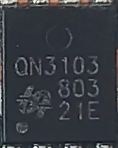 Mosfet ON3101 QN3103 QN3103M6N QFN-8 RICAMBI DI SERVIZIO MOBILI3PL - Foto 1 di 1