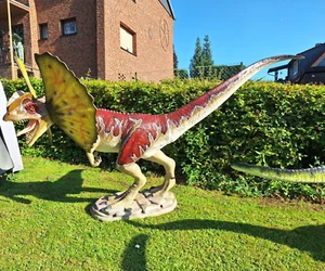 Dinosaurier Figur Dino Gartenfigur Drache Skulptur Lebensgroß Werbefigur 58 - Bild 1 von 9