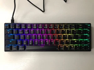 60 Keyboard 68 Key Wireless Mechanical Keyboard USB Bluetooth Linear Red Switch - Picture 1 of 10