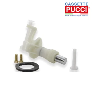 Pucci - pulsante di ricambio completo in plastica per cassetta - Imagen 1 de 1