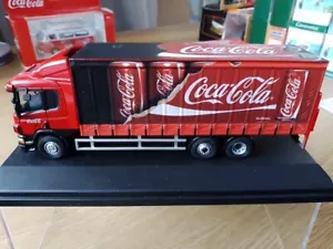 Oxford Diecast. Coca Cola. Scania 94D 6 Wheel Curtainside. 1:76 Code 76S94004CC. - Picture 1 of 12