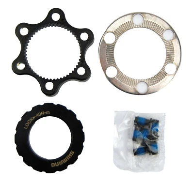 SHIMANO SM-RTAD05 Adapter 6-Loch-Bremsscheibe auf CENTER LOCK-Nabe