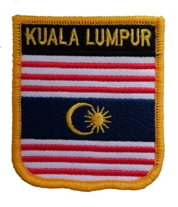 Kuala Lumpur Malaysia Shield Embroidered Patch - Picture 1 of 3