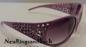 Gafas de sol para mujer rectangulares lila púrpura brillantes 405 - Imagen 1 de 3