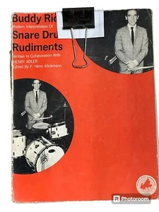 Buddy Rich's Modern Interpretation of Snare Drum Rudiments AS IS Poor Condition - Imagen 1 de 11