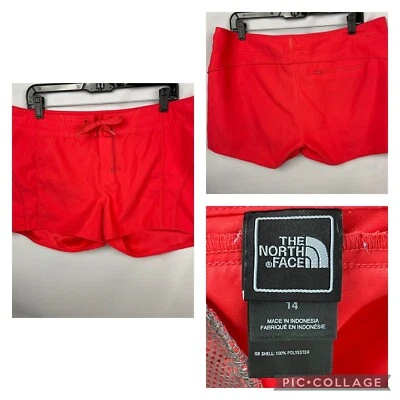 The North Face Mujer Boardshort Traje de Baño Pantalones Cortos Coral/Rojo Talla 14 Foto 1 de 4