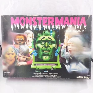 Vintage 1977 MONSTER MANIA Game Marx Monster Mash Face Swap Halloween - Picture 1 of 11