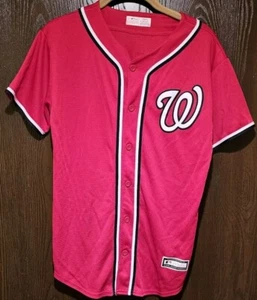 Red Bryce Harper Washington Nationals #34 Baseball Jersey Youth Large 14-16 - Picture 1 of 2
