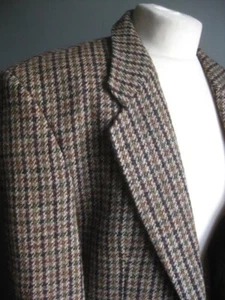 HARRIS TWEED JACKET 38 REG mens 100% pure new wool AUSTIN REED hebrides england - Picture 1 of 24