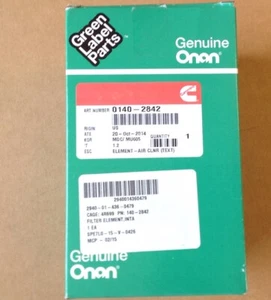 Onan Air Filter 140-2842, AF1658K - Picture 1 of 5