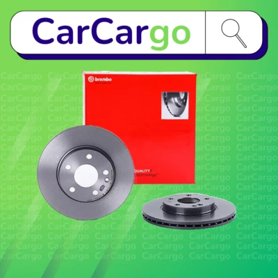 Par de discos de freno delanteros ventilados Brembo para Mercedes Clase B B 180 2009-2011 276 mm Foto 1 de 4