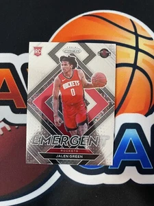 2021-22 Panini Prizm Jalen Green Emergent Insert Rookie #15 Houston Rockets - Bild 1 von 2