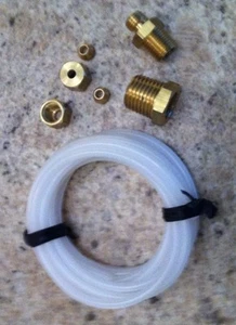 VDO 150851 REPLACEMENT OIL PRESSURE GAUGE KIT with FITTINGS & 72" TUBING - Picture 1 of 1