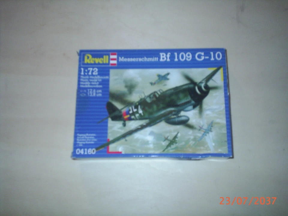 KIT AEREO REVELL MESSERSCHMITT BF 109 G-10 SCALA 1/72 NUOVO - Immagine 1 di 1