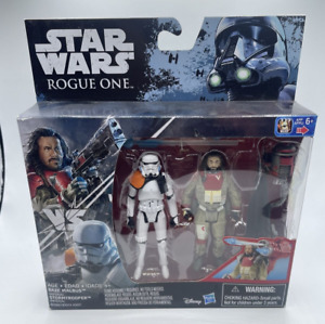 Star Wars Rogue One - Baze Malbus & Imperial Stormtrooper Boxed 2pk Brand new