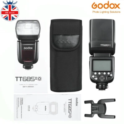 Luz flash Speedlite Godox TT685IIO 2.4G inalámbrica TTL HSS 1/8000s para Olympus