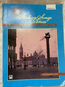 26 Italian Songs and Arias: Medium Low Voice by Alfred John G Paton, paperback - Picture 1 of 11