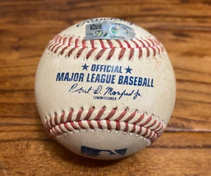 Kevin Pillar Angels Game Used SINGLE Baseball 22.09.2024 Astros Hader Hit #1044 - Bild 1 von 5