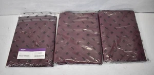 Lot of 3 Gee Di Moda Tablecloths 70" Round Burgundy Circular Washable Decor - Picture 1 of 6