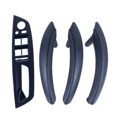 7x molduras interiores de cuero negro para BMW X5 X6 2008-2013 Foto 1 de 4