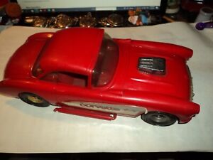 Vintage TootsieToy 1957 Red Corvette #5175 Made in USA  in 1985 13"