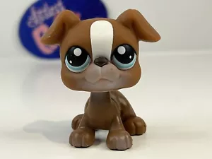 BOXER DOG #83 - Authentic Littlest Pet Shop - Hasbro LPS - Picture 1 of 4