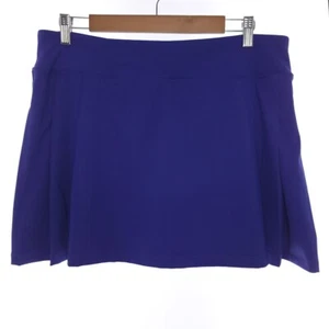 Tommy Bahama Golf Womens XL Solid Blue UPF 50 Moisture Wicking Quick Dry Skort - Picture 1 of 8