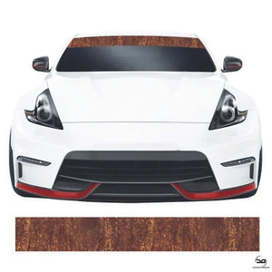 Pegatina parabrisas de coche modificado con efecto óxido aspecto rata aspecto JDM deriva - Imagen 1 de 2