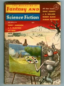 Rare March 1964 Magazine of FANTASY & SCIENCE FICTION! Sharkey! Asimov! Harrison - Picture 1 of 3