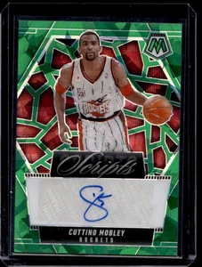 2024-25 Mosaic Cuttino Mobley Scripts Green Ice Auto #MS-CUT Rockets - Picture 1 of 2
