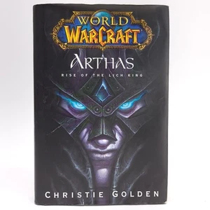 WORLD OF WARCRAFT Arthas Rise of Lich King FIRST EDITION Golden Hardcover - Picture 1 of 11